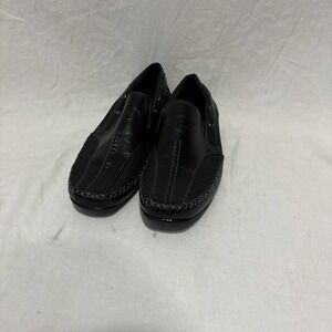 WALGATE Black Loafers Shoes 9102 Slip-On Dress Shoes Men's Sz 9
